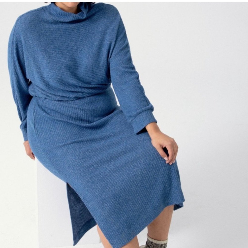 Anthropologie Mariah Ribbed Knit Maxi Dress NWT